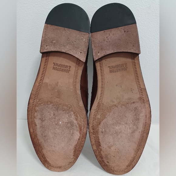 Johnston & Murphy  Men\'s Loafers Brown Leather Dress Shoes Size 11½m main image 7